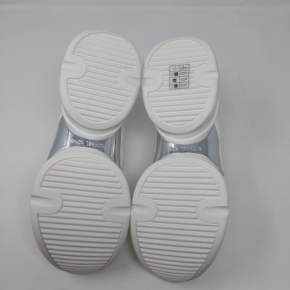 Michael Kors Olympia Trainer Optic White Chunky Sneakers Womens 10 49F4OLFS1D - Picture 5 of 16